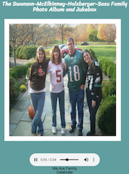 This is a digital family photo album and mp3 player created in jQuery.