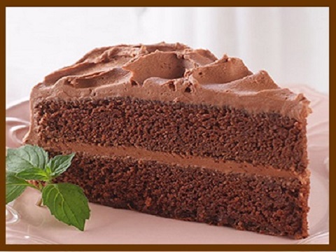 1 piece Chocolate Cake with Chocolate Frosting